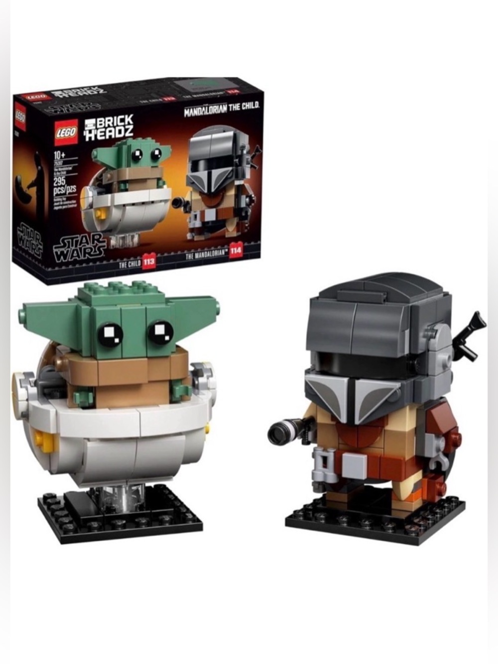 LEGO Star Wars Brickheadz The Mandolorian and The Child Set‎ 75317 NEW Seques